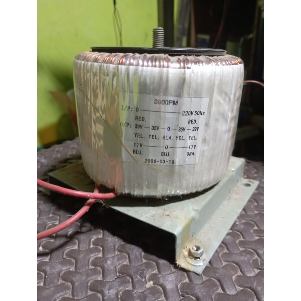 trafo bekas copotan power mixer ADC 3900PM