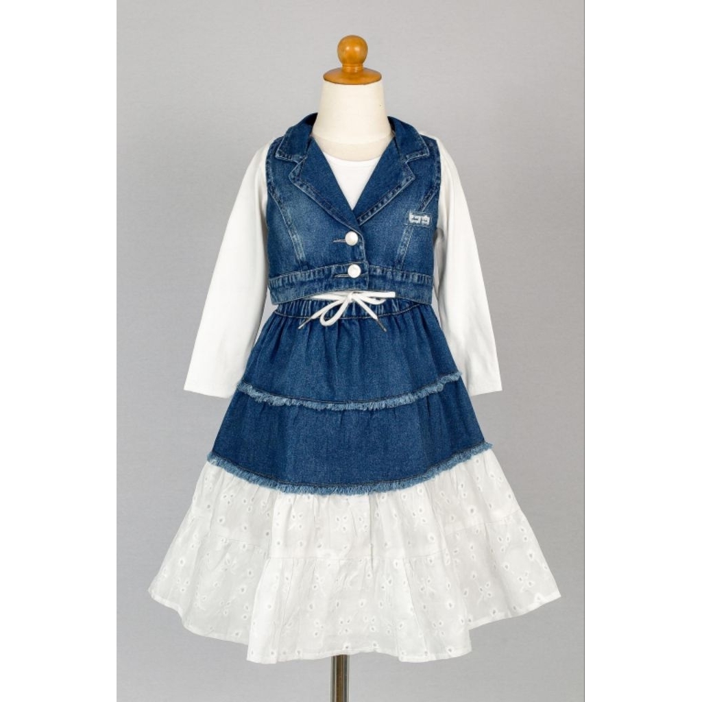 ONE SET ROK JEANS KOMBINASI KATBOL