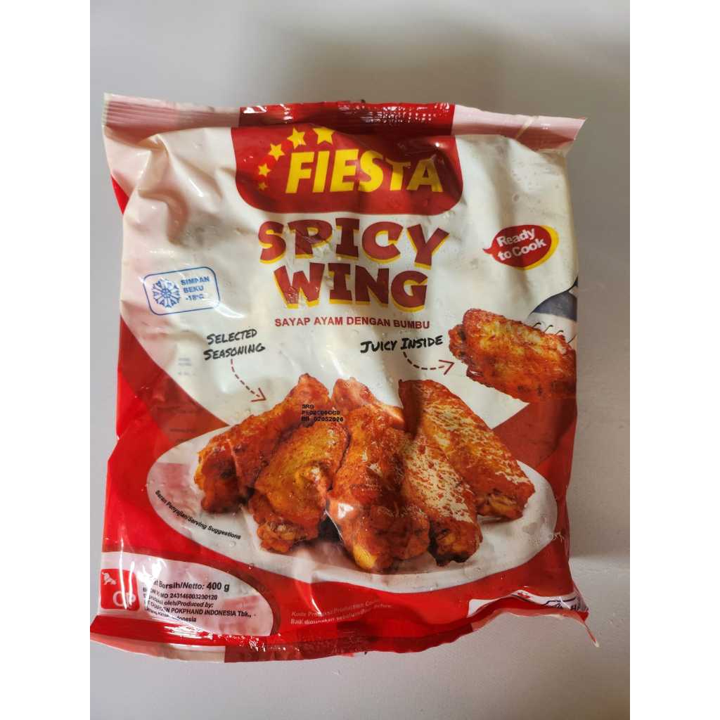 Fiesta Chicken Wings 400gr - Spicy Delight