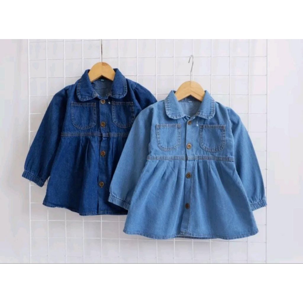 Dres Jeans  Anak#Dres Jeans Krah #Dres Jeans Anak Lengan Panjang
