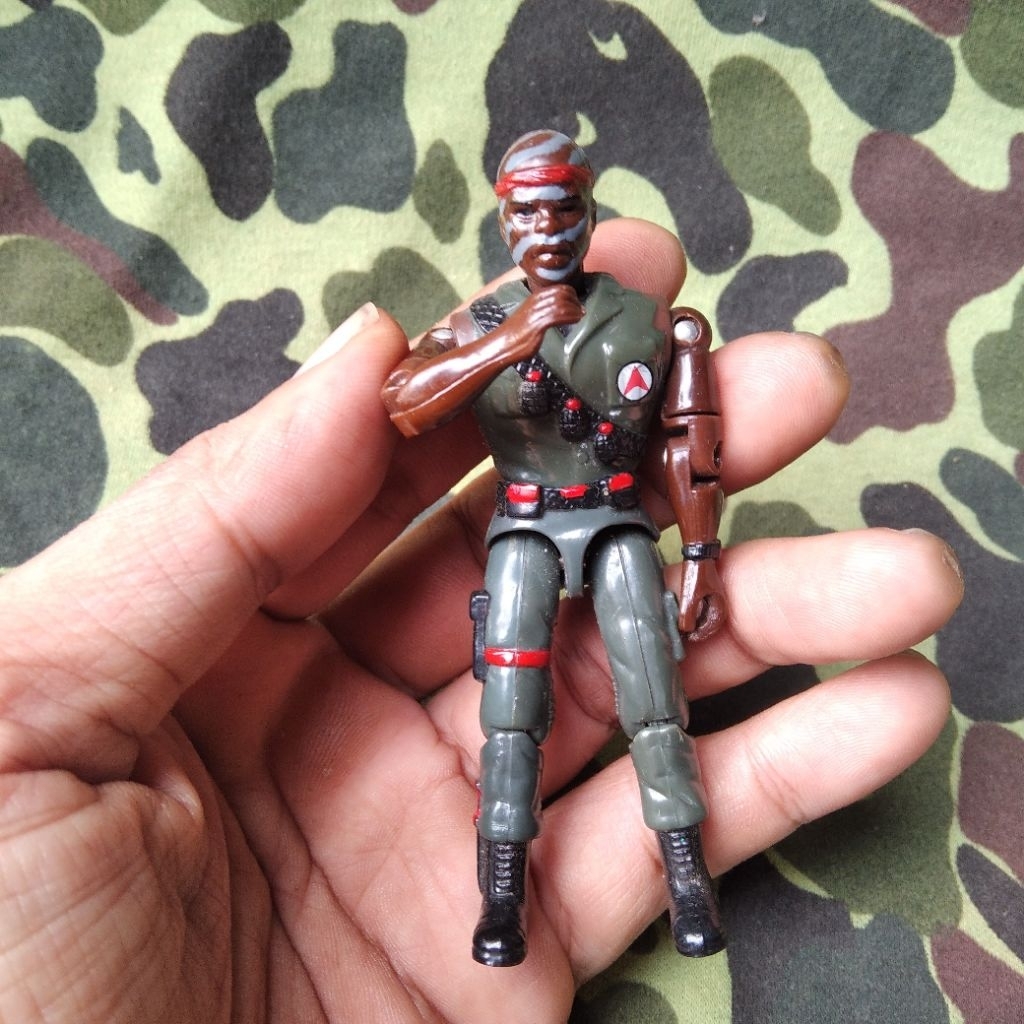figure tentara jadul gi joe original lanard 1986 figur tentara film predator camo vintage 1986 figur
