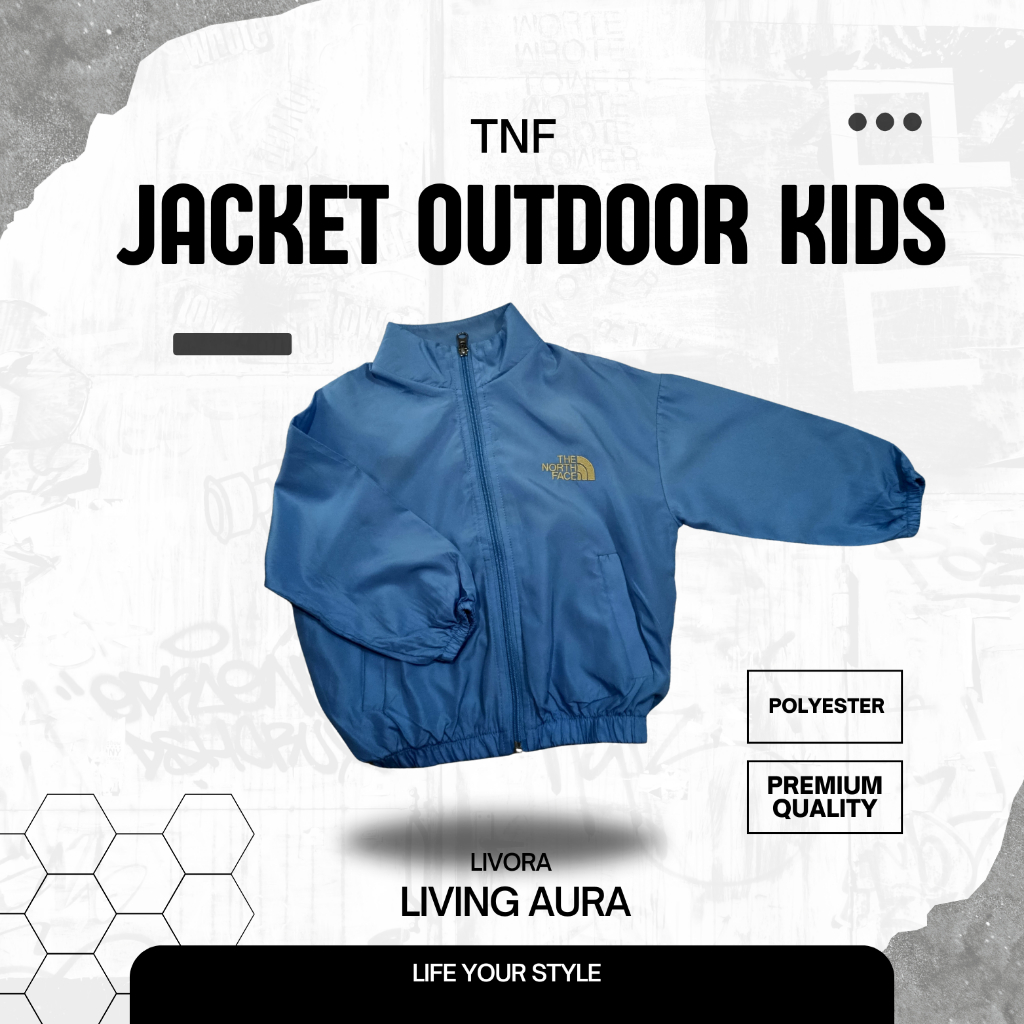 Jacket The North Face Kids Outdoor atau Running Umur 3 Tahun
