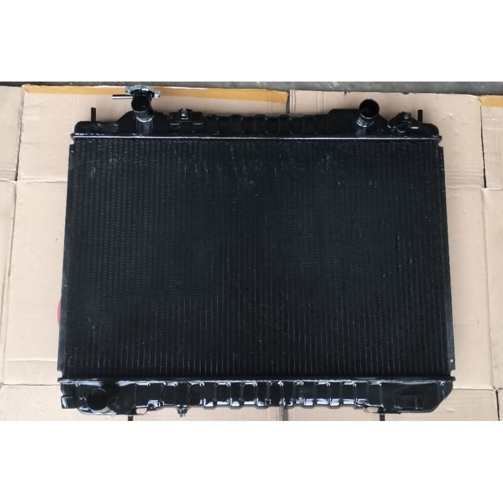 Radiator Ford everest modifikasi bahan tembaga 2 ply ori denso
