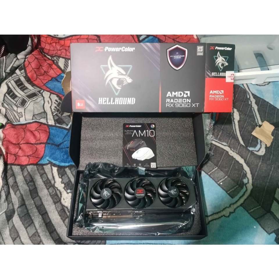 VGA POWERCOLOR HELLHOUND AMD RADEON RX 9060 XT 8GB GDDR6 OC