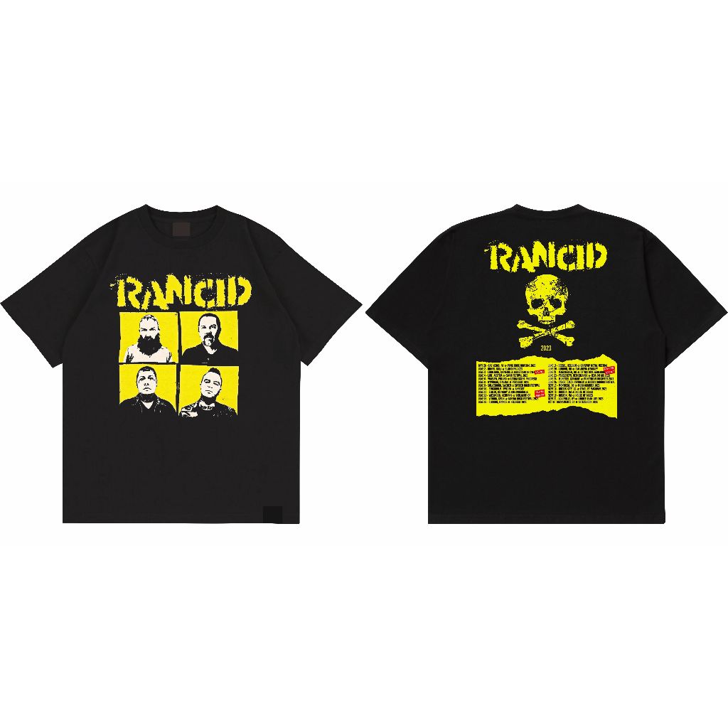 Kaos Band Rancid - Tour 2023 / Tshirt Musik Rock Metal