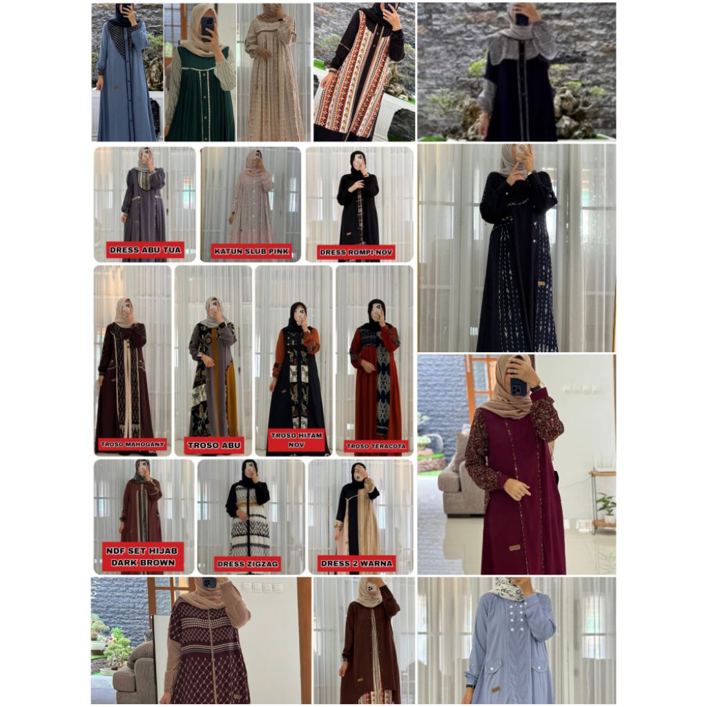 ((READY)))NEW DRESS BY NADHEEFA/GAMIS NADHEEFA NOPEMBER