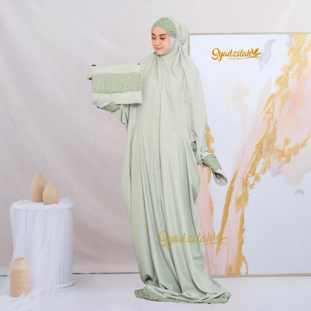 Mukena Terusan Dewasa Khadijah Katun Micro