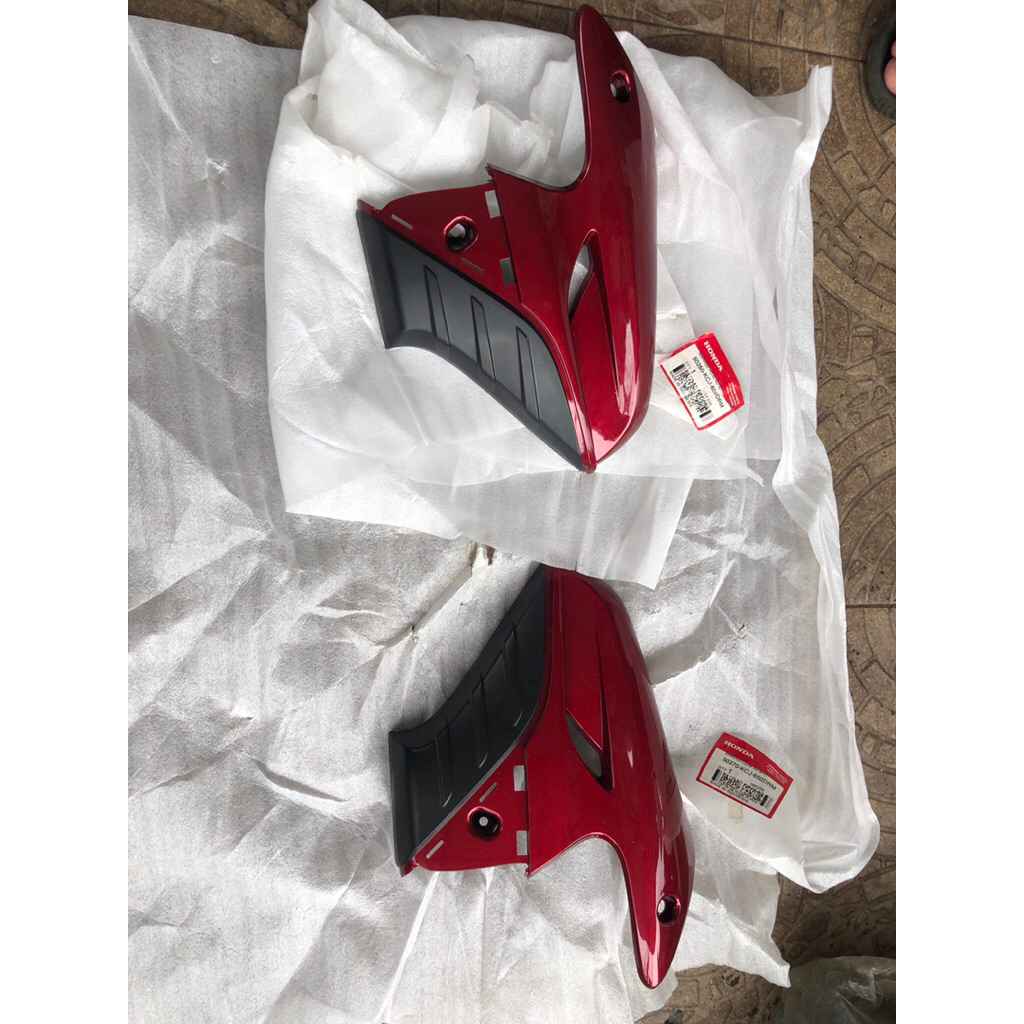 kupingan tangki tiger revo merah maroon original