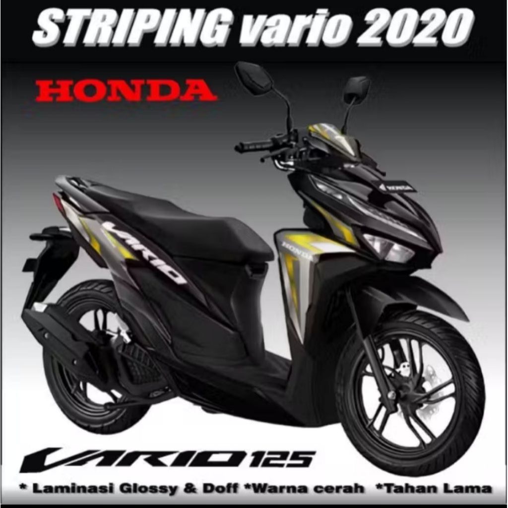 STRIPING HONDA VARIO 2020/ STIKER VARIO 2020/ LIS BODY HONDA VARIO 2020