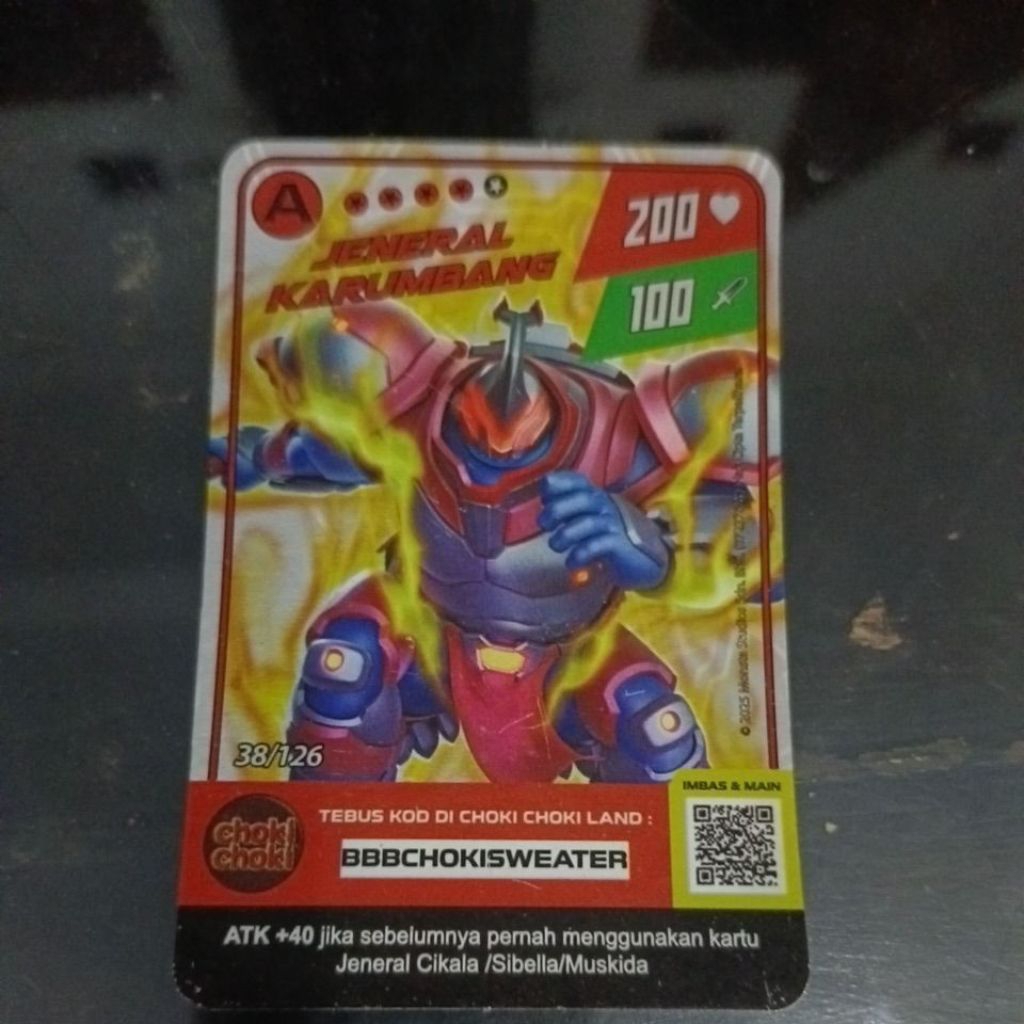 kartu jeneral karumbang