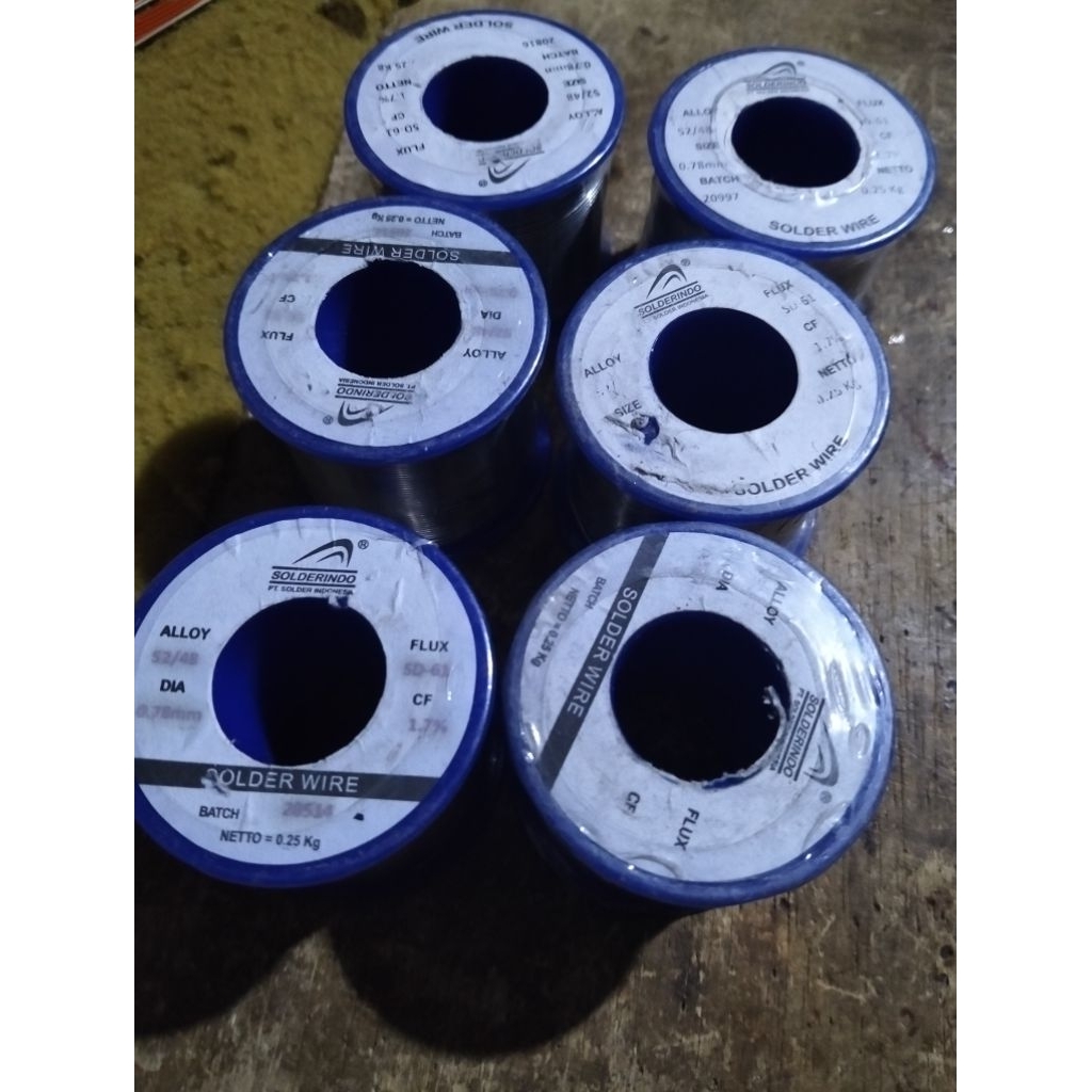 Timah Solderindo berat 0.25 kg