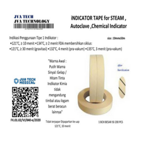 INDICATOR TAPE for STEAM , Autoclave ,DAN Chemical Indicator,,steril,safety dan manfaat keunggulan p