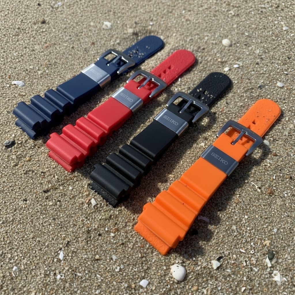 STRAP TALI JAM SEIKO DIVER RUBBER TALI JAM SEIKO DIVER RUBBER 22MM