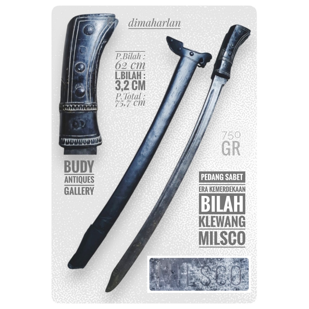 Pe - dang Sa - bet Era Kemerdekaan Bilah Milsco