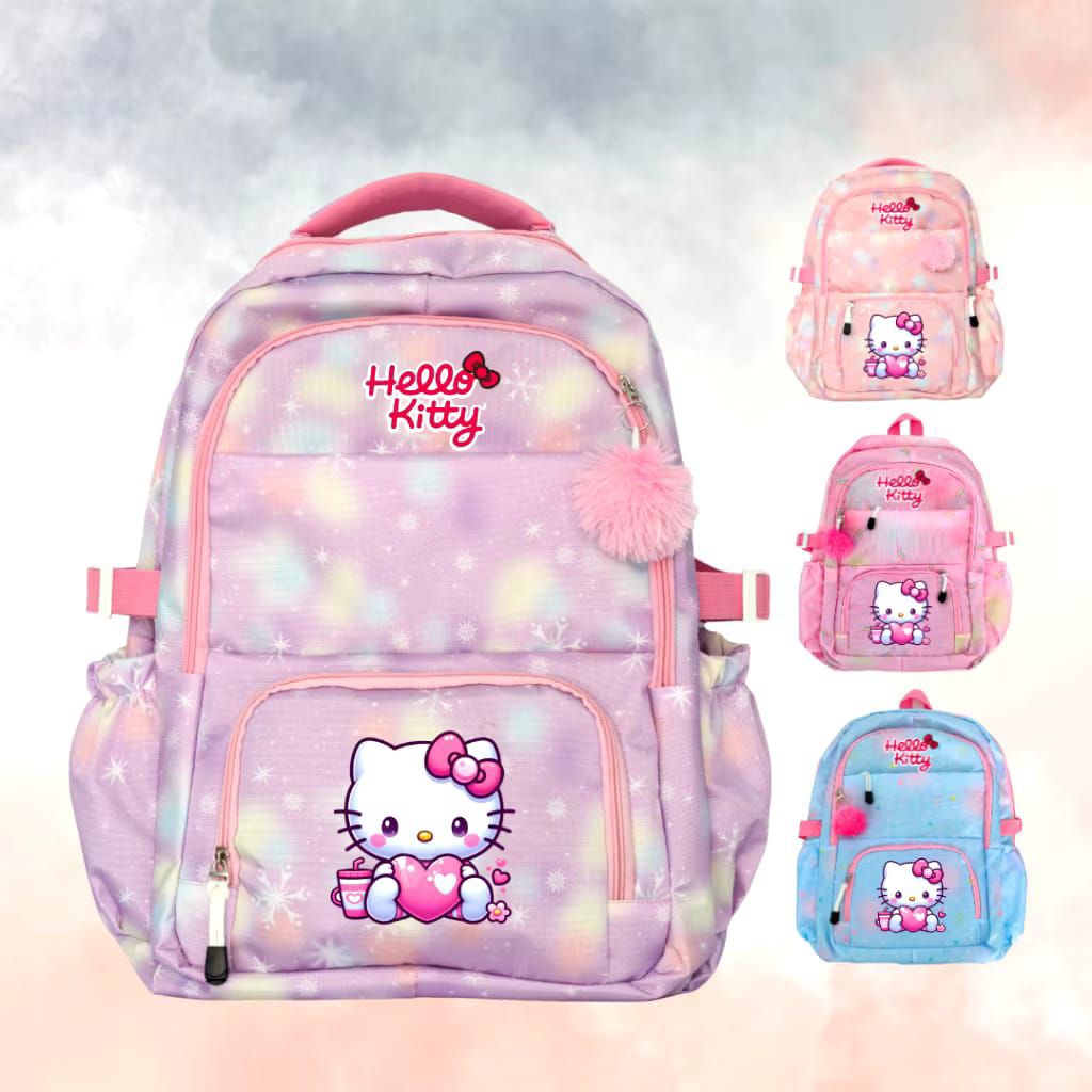 TAS RANSEL ANAK PEREMPUAN SD SMP WARNA RAINBOW