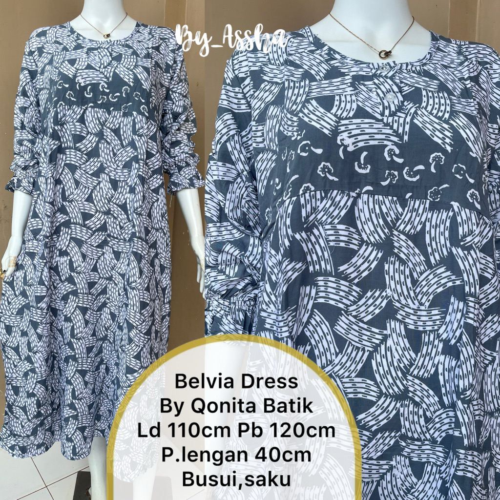 Daster Batik Qonita Pekalongan Belvia Sekdress