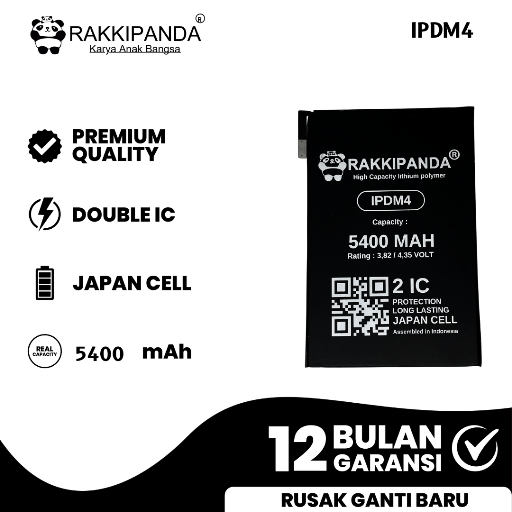 RakkiPanda - iPad Mini 4 A1538 / A1550 / A1546 Batre Batrai Baterai