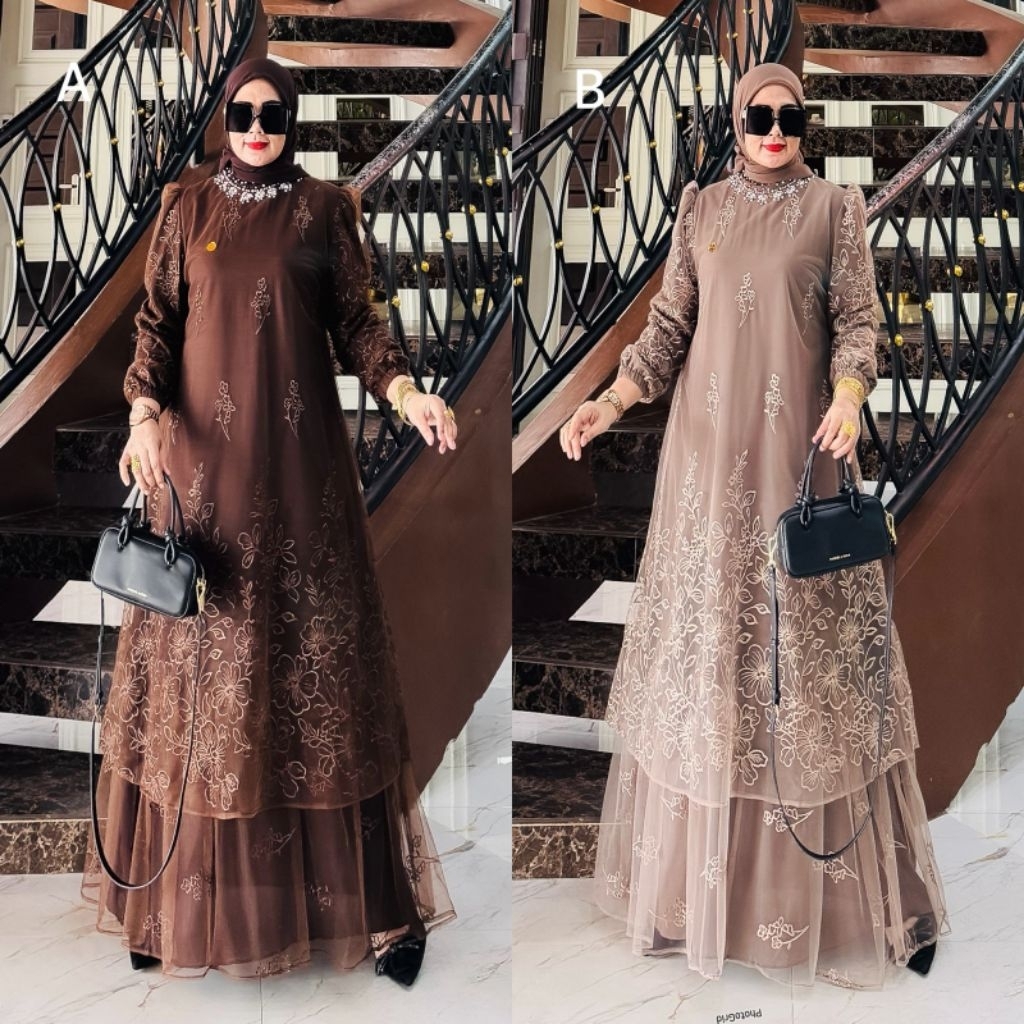 Rayya collection gamis segi4 by M nabil