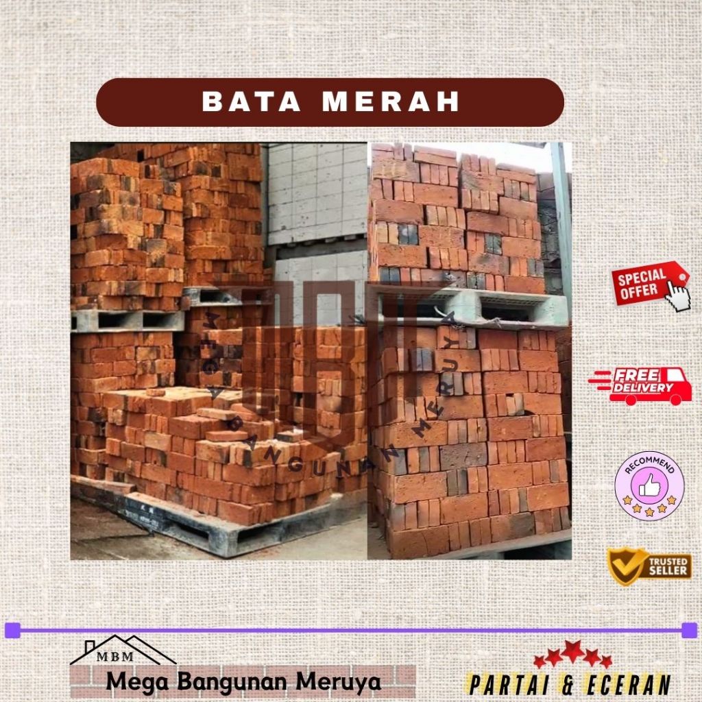 Batu Bata Merah Press Meruya