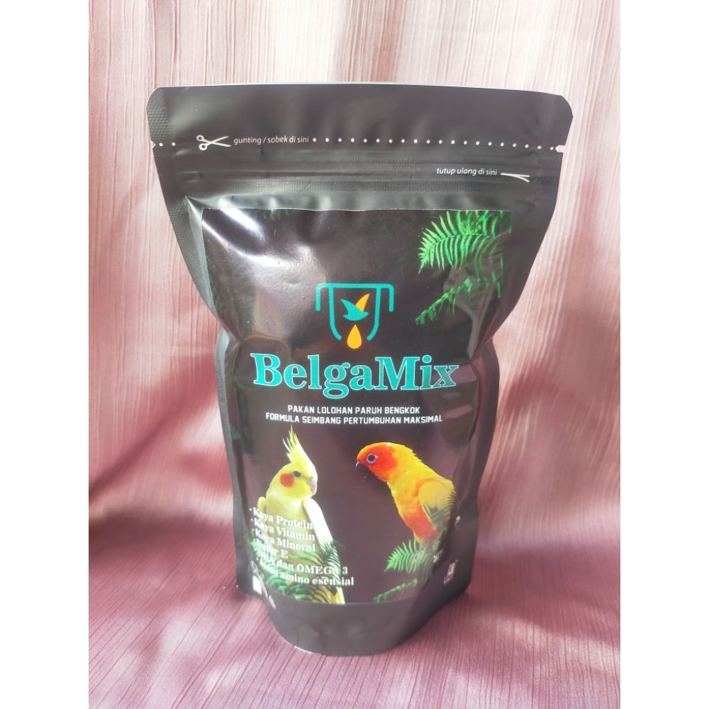 Lolohan Burung Parkit Australia Love Bird Paruh Bengkok Hand Feeding Bubur Formula Bernutrisi Belgam