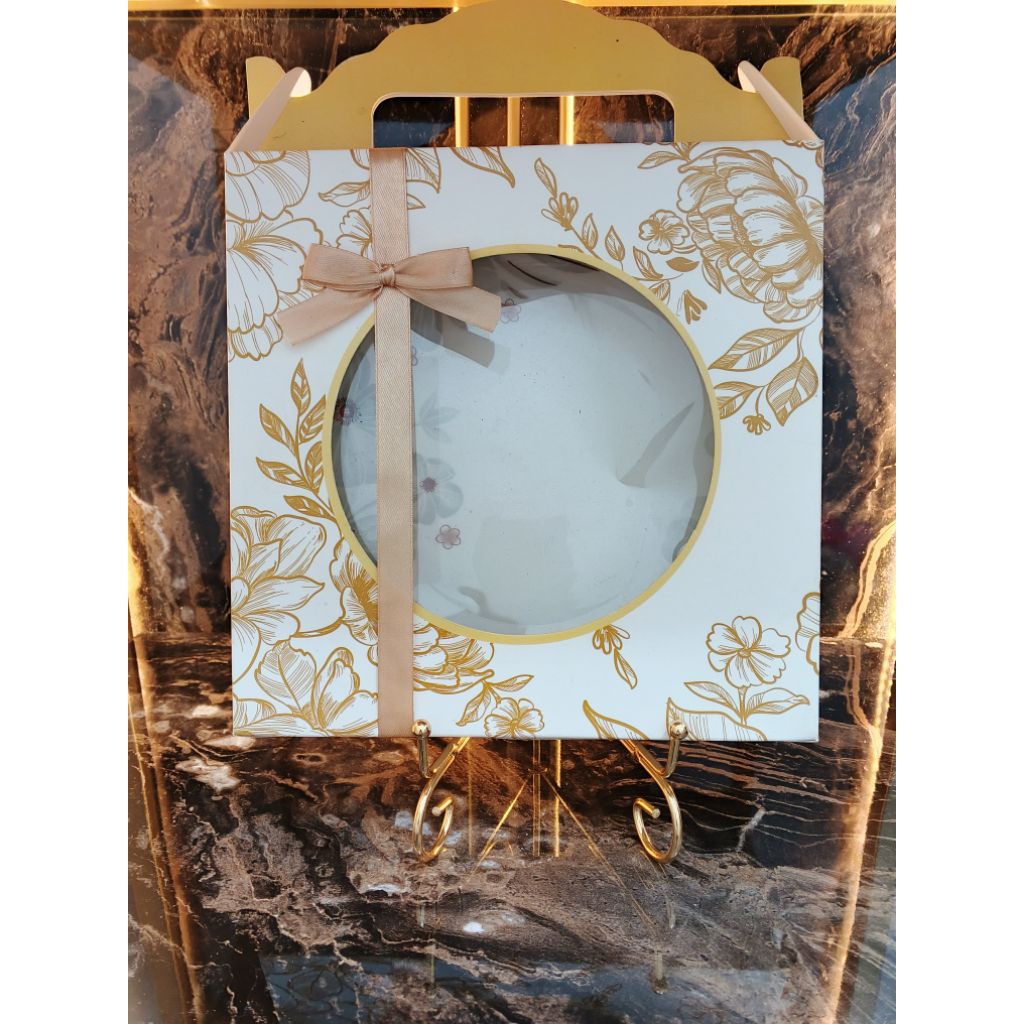 Souvenir Piring Keramik Box Tenteng