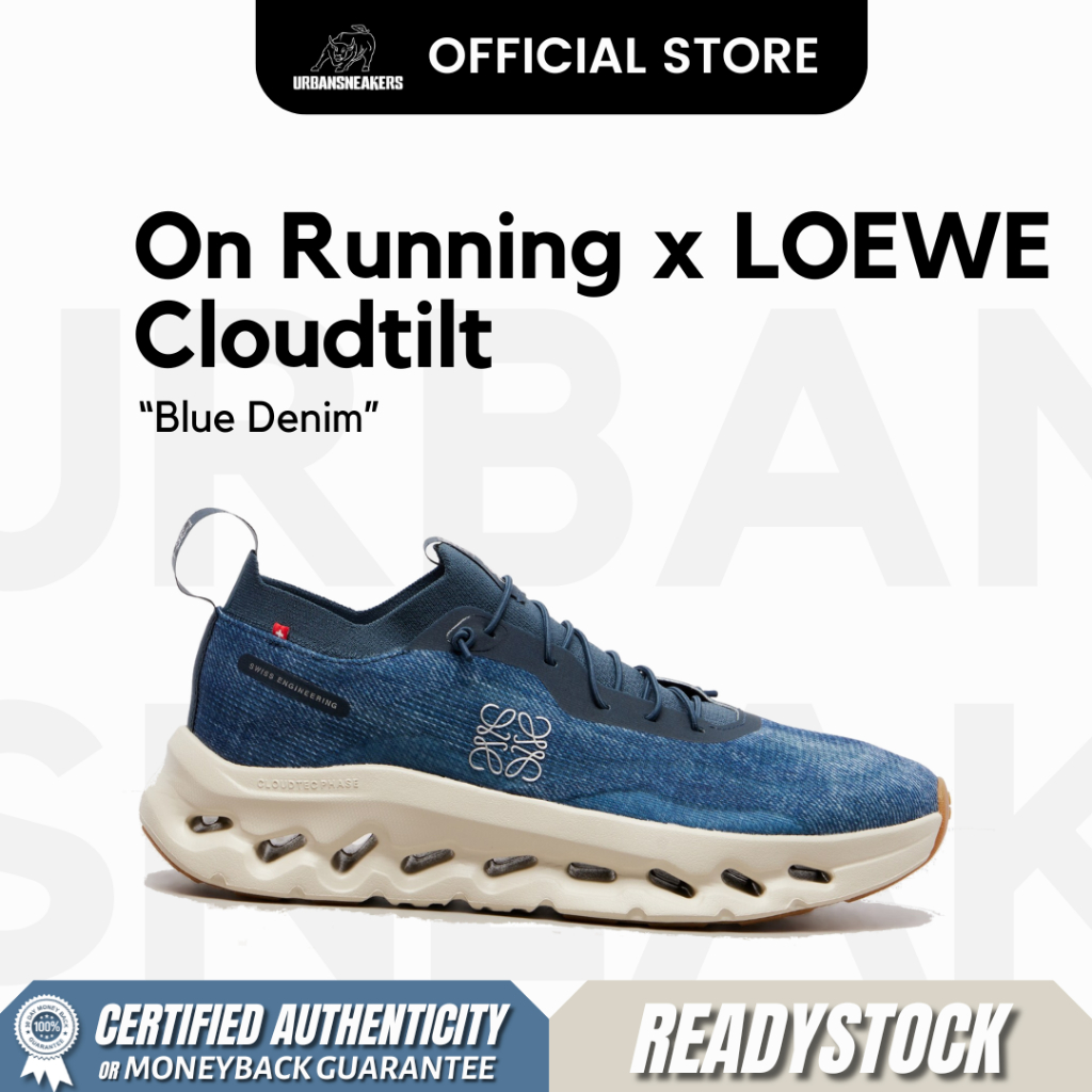 On Running x LOEWE Cloudtilt Blue Denim