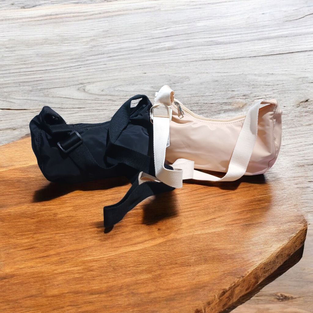 Miniso Selected Series Crossbody Bag ( Black, Off-White )