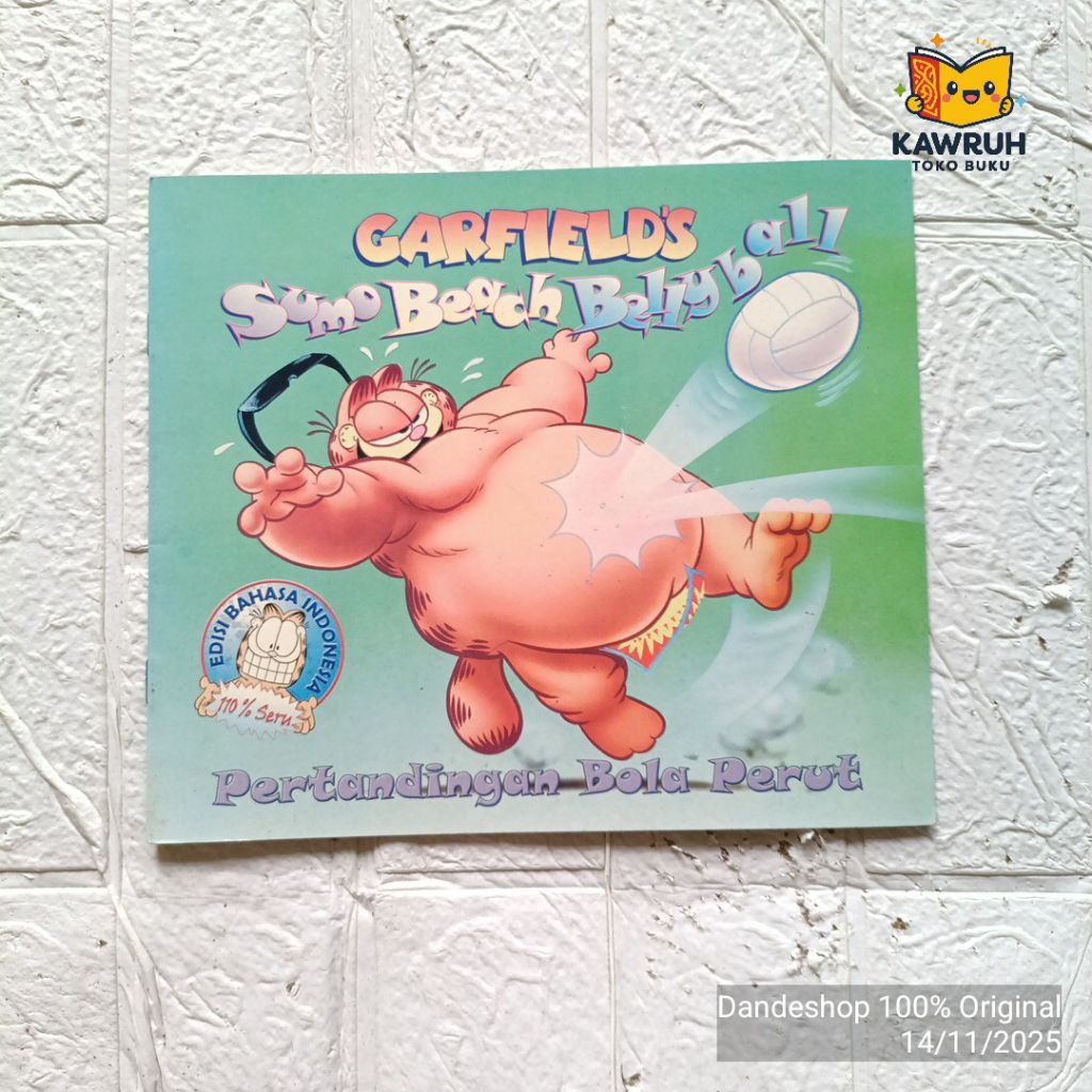 Garfield's Sumo Beach Belly Ball (Pertandingan Bola Perut) BILINGUAL - Buku Cerita Anak Bergambar