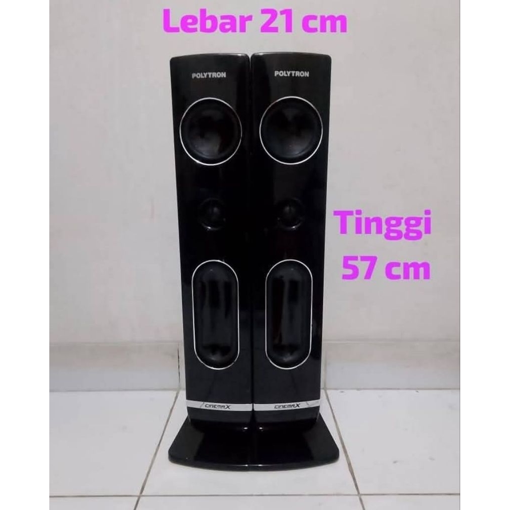speaker bekas tv Polytron karaoke