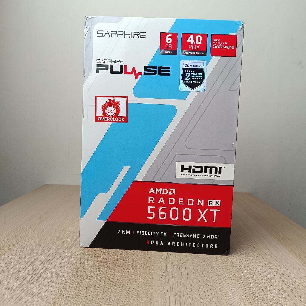 VGA Sapphire Pulse RX 5600 XT Sapphire OC