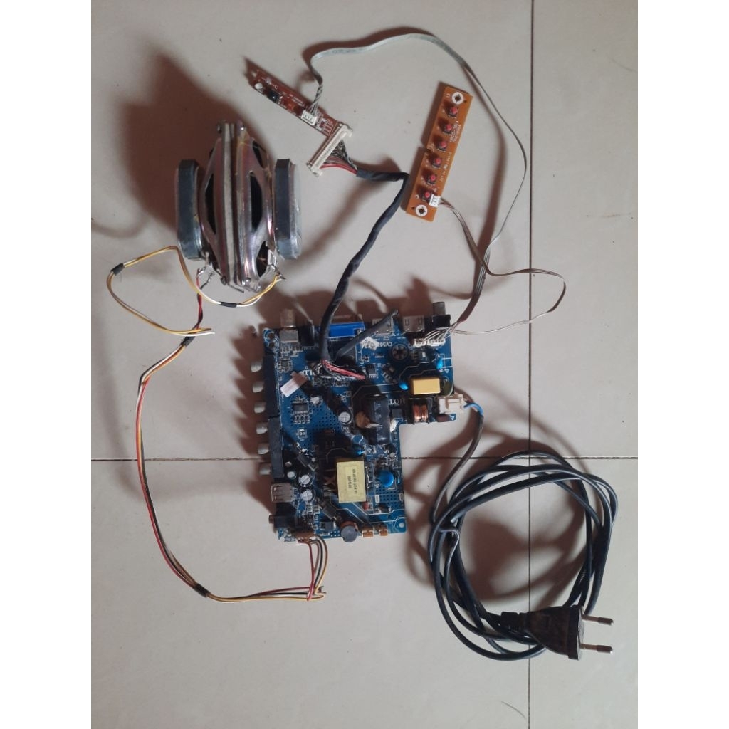 mainboard mesin fulset tv led Polytron 24 inchi PLD24D8511