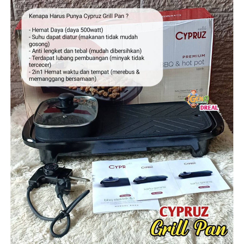 Cypruz Grill Pan