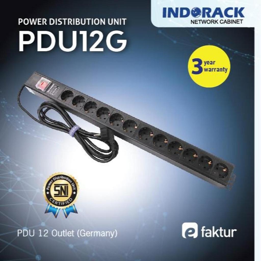 PDU12G - PDU 12 Outlet Germany Socket - INDORACK