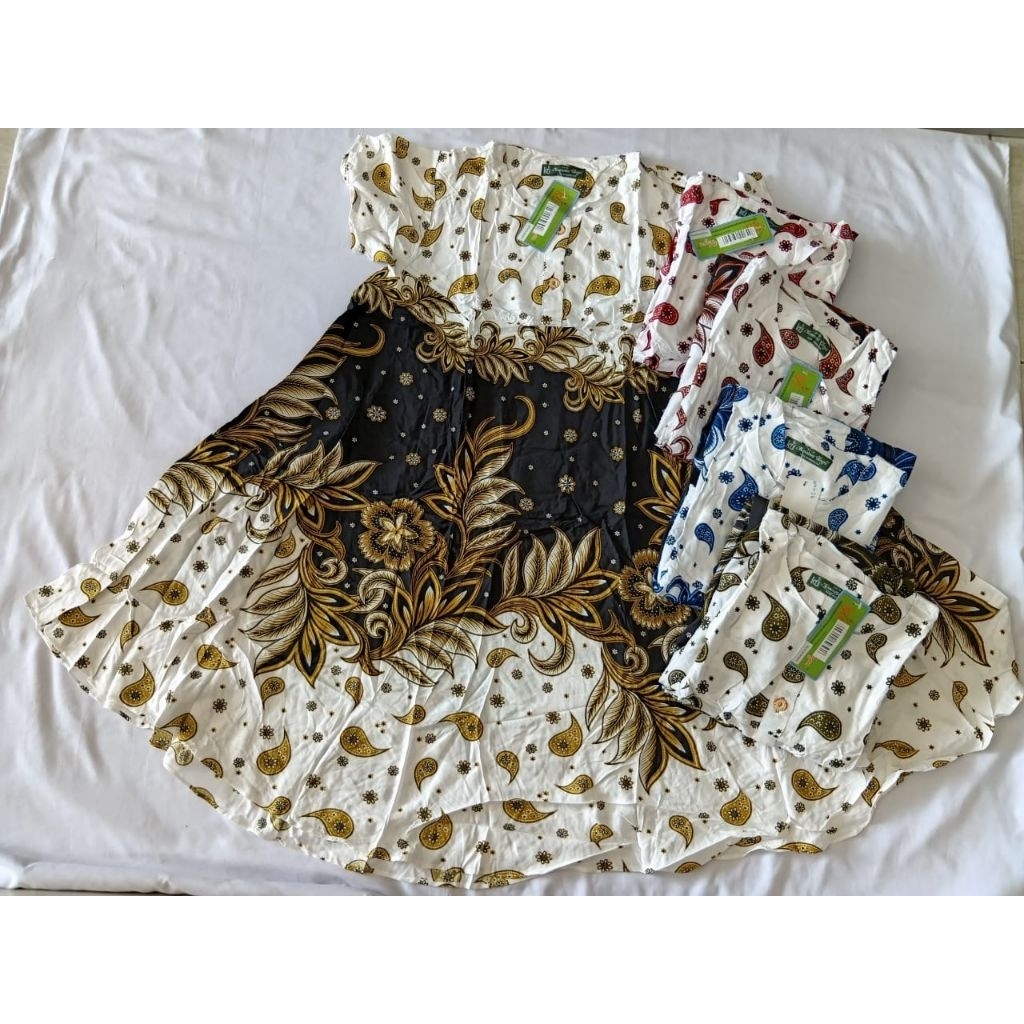 Daster Motif Lengan Pendek KU  (Kencana Ungu) Original