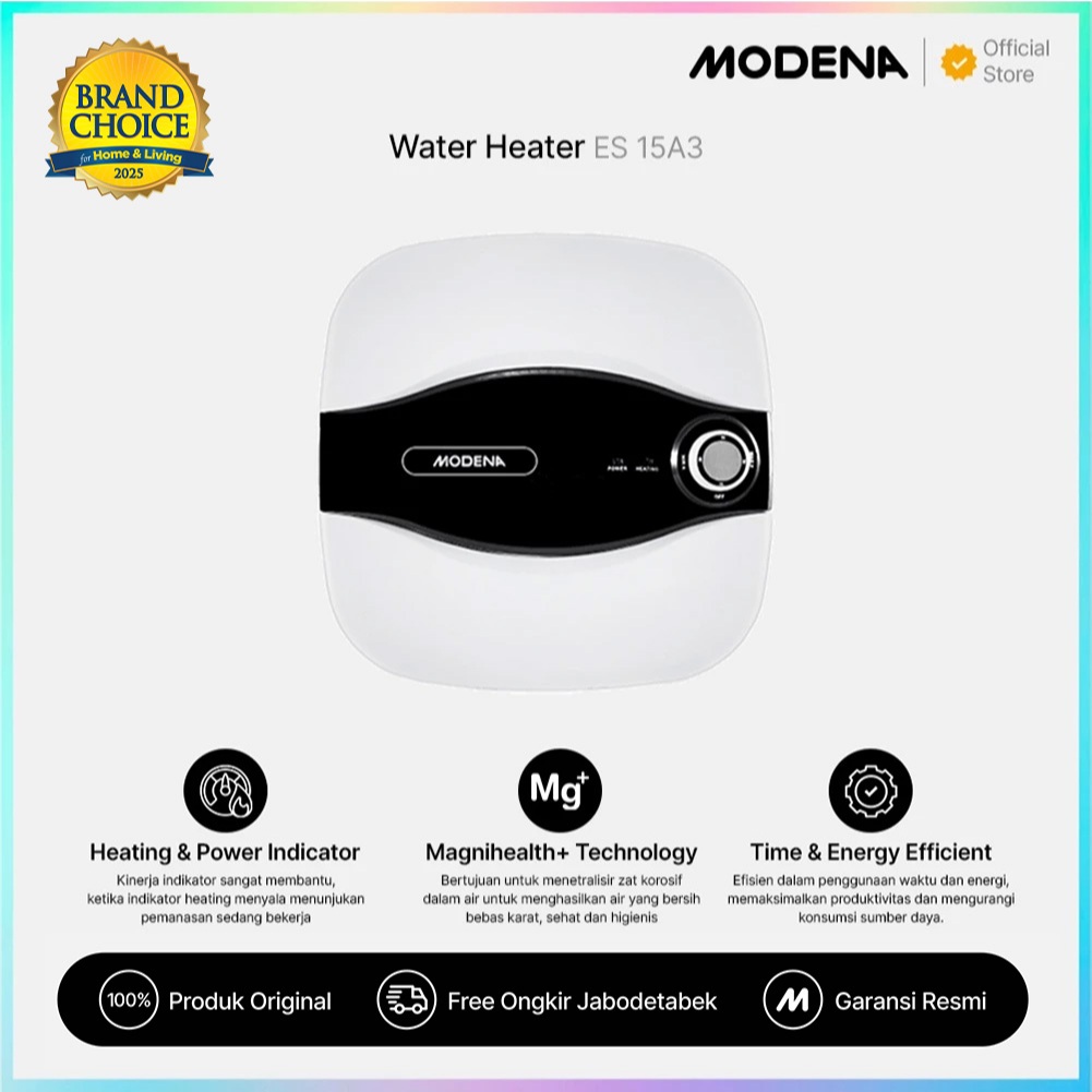 Modena ES 15 A3 - Pemanas Air Listrik