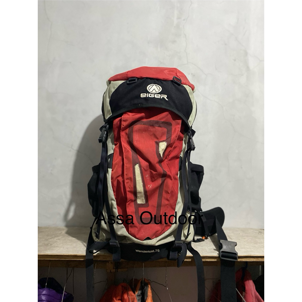 carrier eiger wanderlust lawas 75 tas gunung
