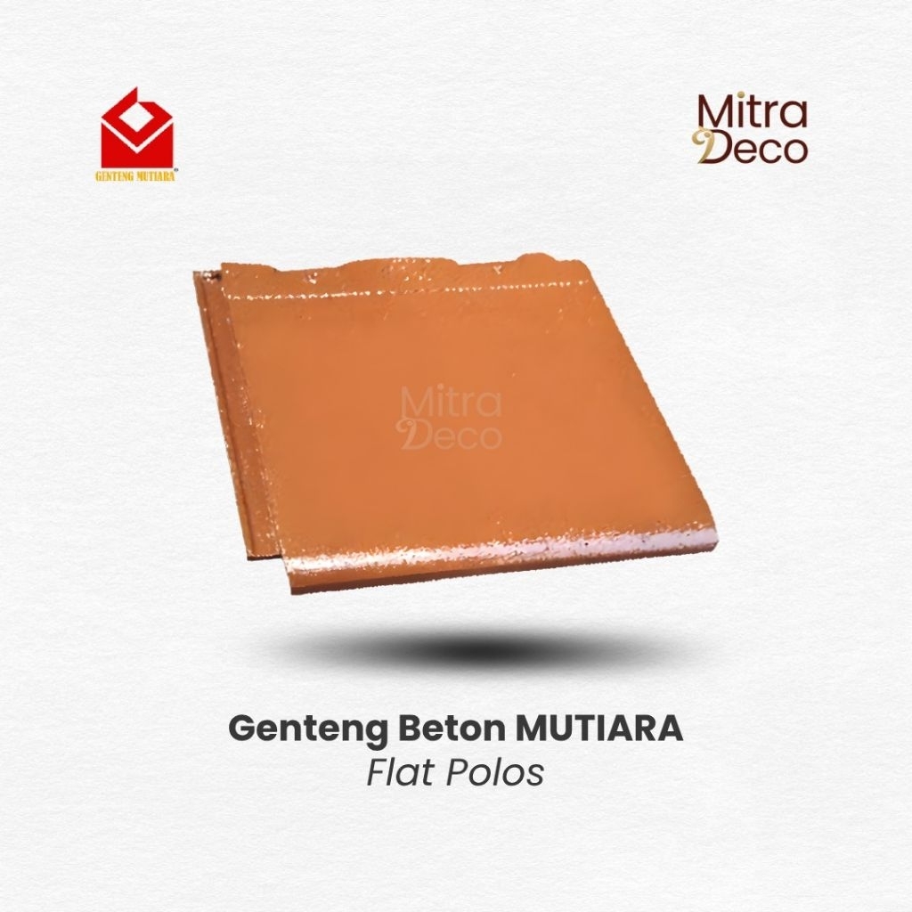 MUTIARA Genteng Beton FLAT POLOS