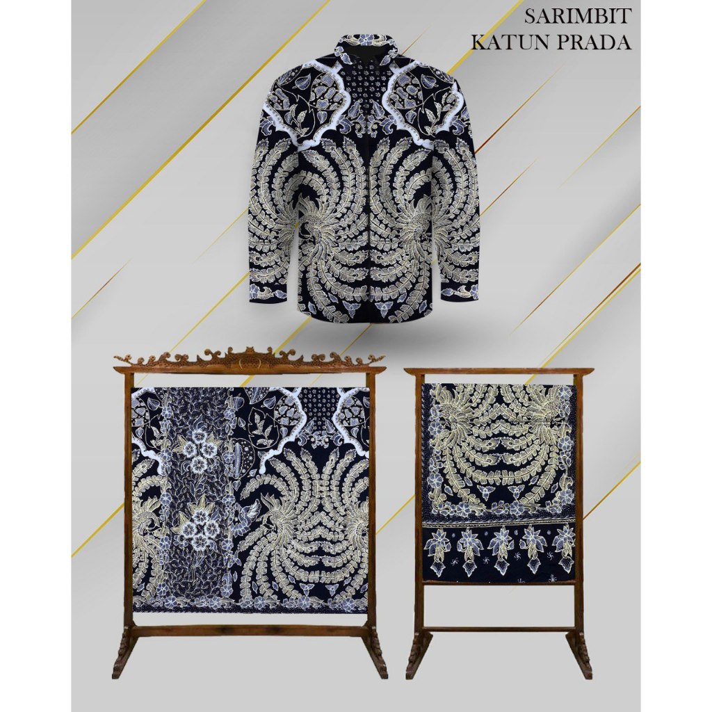 Kain batik tulis sarimbit katun  prada sarimbit batik couple tanmalaka694