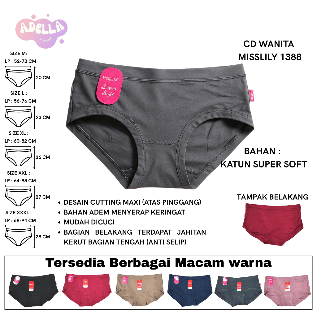 Celana Dalam Wanita Misslily 1388