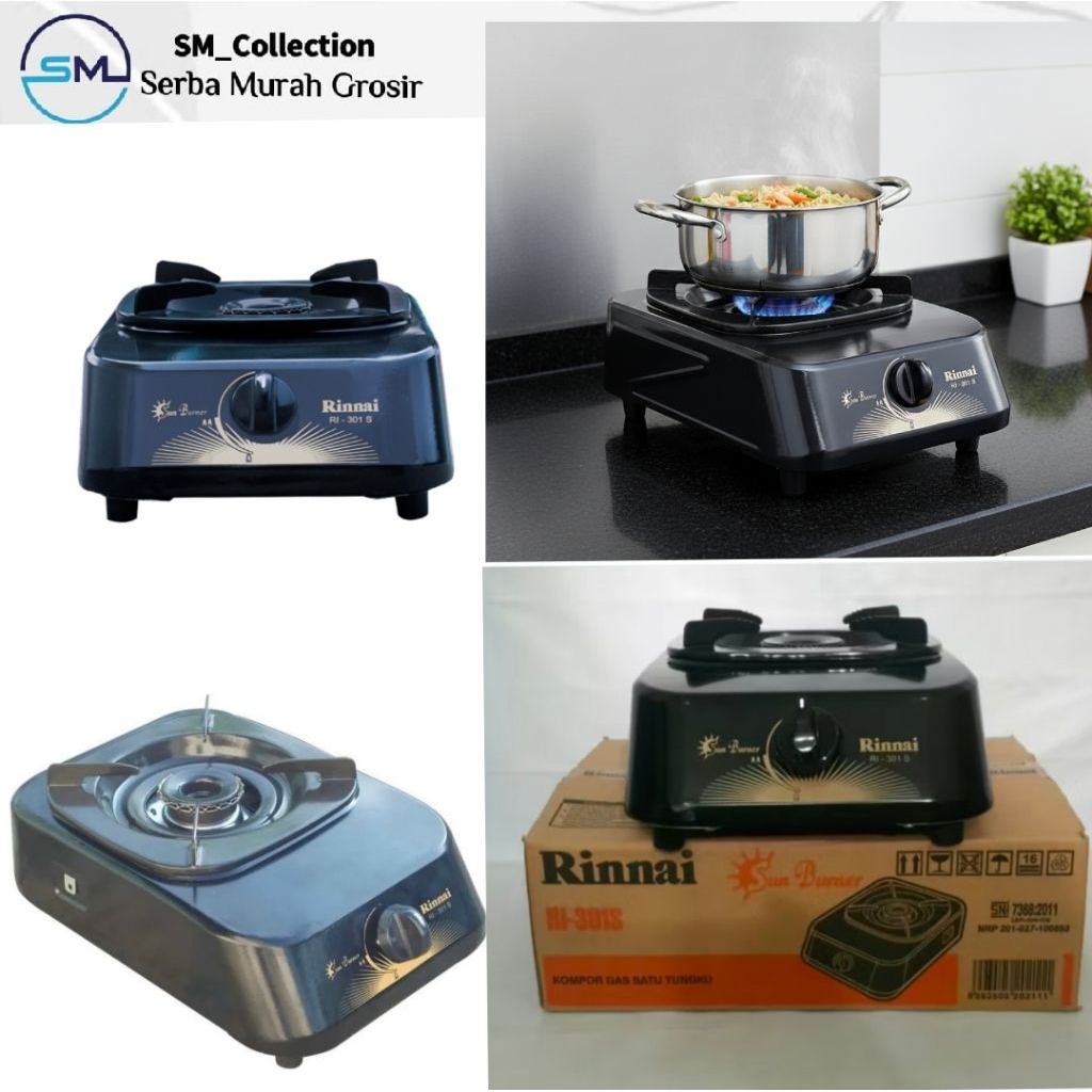 kompor 1 mata/kompor multifungsi/Rinnai 301S