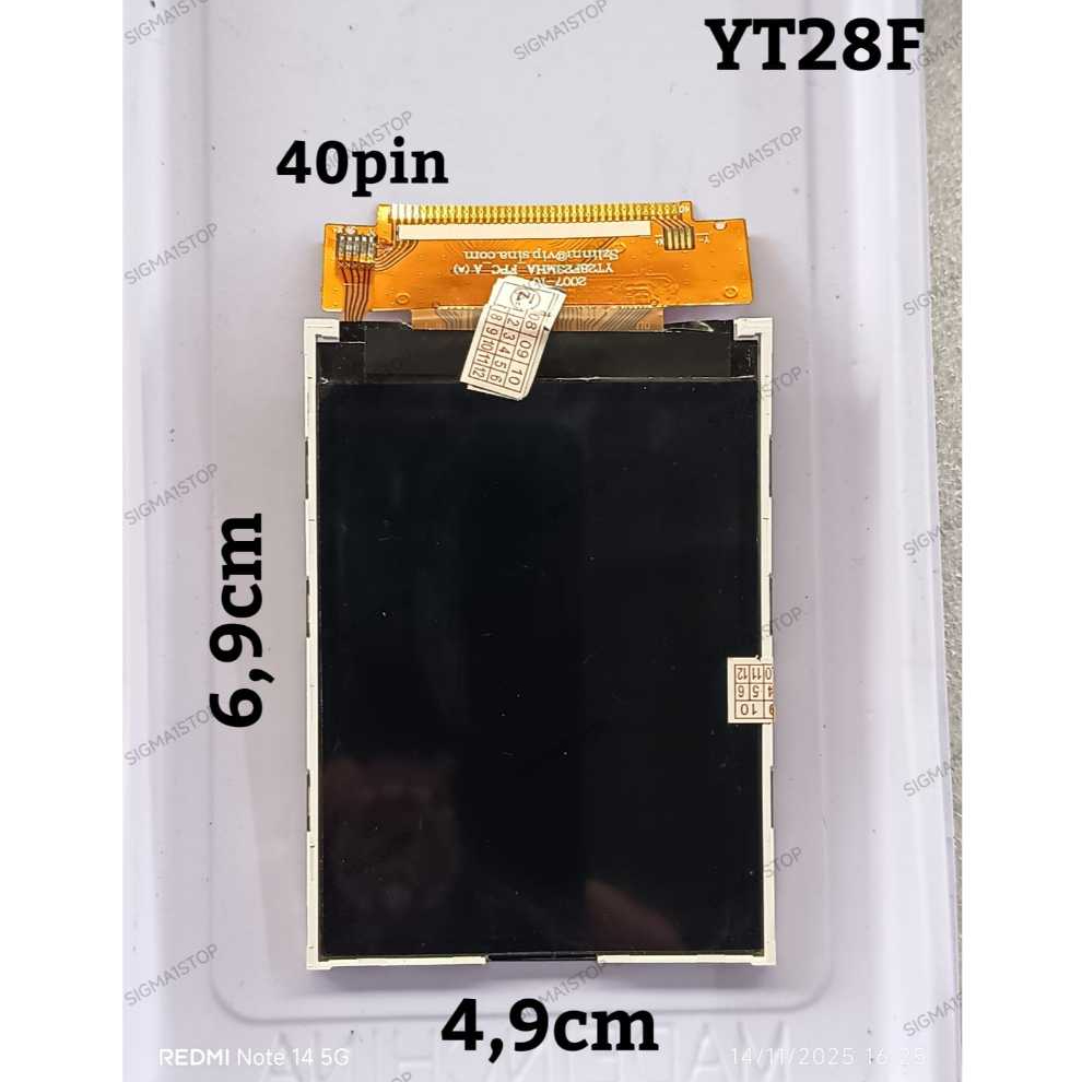 NOKIA N96 REPLIKA YT28F23MHA LCD UNIVERSAL 40 PIN LAYAR SCREEN LCD HP JADUL