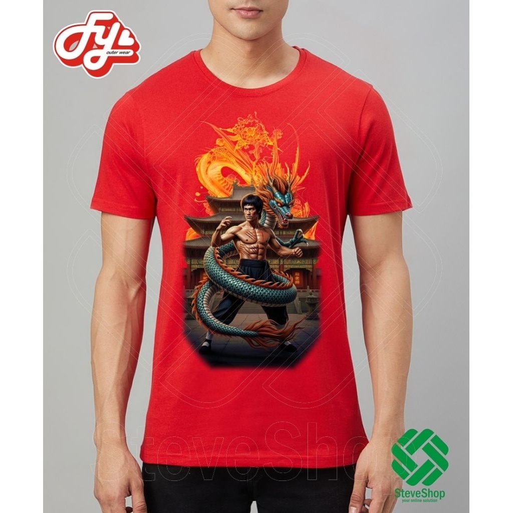 Kaos dewasa Bruce Lee (Bruce001)