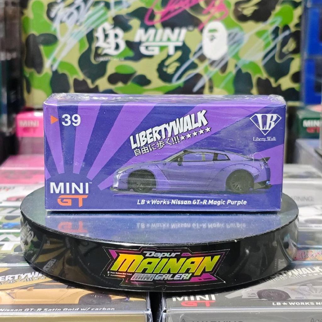 MINI GT 39 NISSAN GTR R35 LB WORKS MAGIC PURPLE JAPAN EXCLUSIVE SEALED