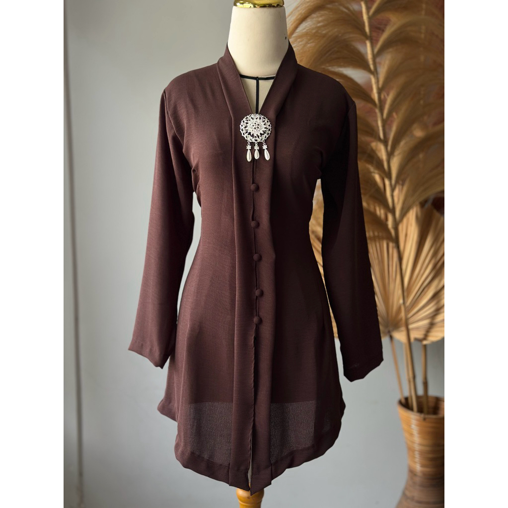 kebaya muslim modern/kebaya bali panjang/kebaya panjang untuk hijab