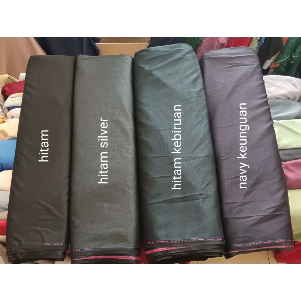 Couture cloth blended with rich 520 s wool and silk elegant wear italy