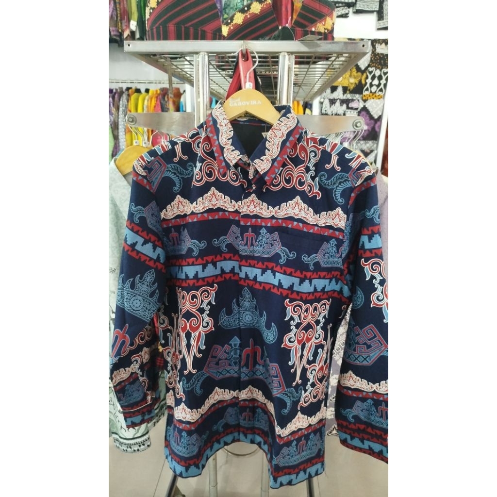 Batik Gabovira_Kemeja Khas Motif Lampung