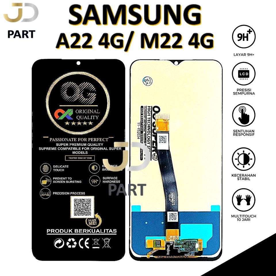 LCD TOUCHSREEN SAMSUNG A22 4G / M22 4G ORIGINAL 100% FULLSET