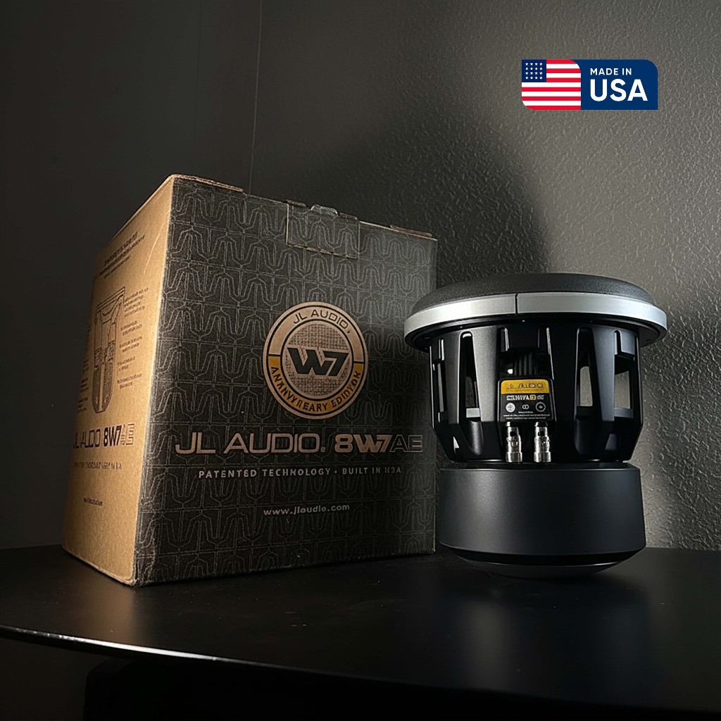 JL Audio 8W7AE-3 : 8" Anniversary Edition Flagship Subwoofer (3-Ohm) - Mahakarya Bass Referensi
