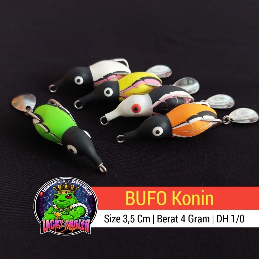 Soft Frog BUFO Konin 3,5 Cm Umpan Casting Gabus