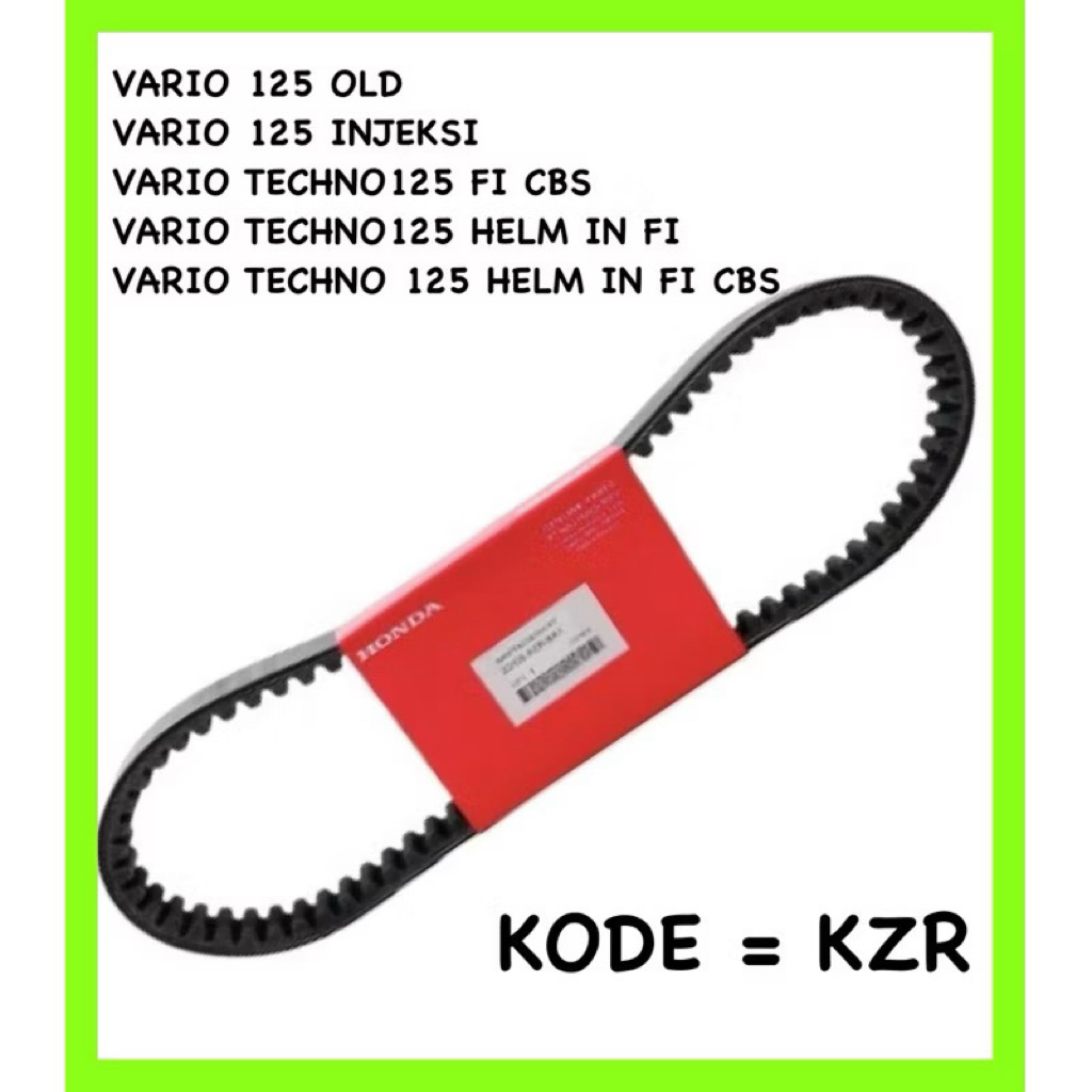 Van Belt v-belt vanbelt VARIO 150 Vario 150 ESP Vario 125 LED